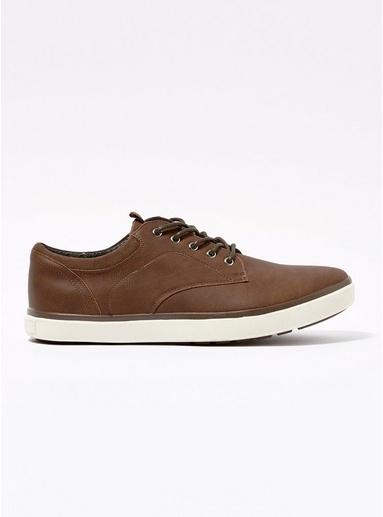 Topman Mens Brown Tan 'parker' Lace Up Shoes
