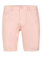Topman Mens Pink Peach Slim Denim Shorts