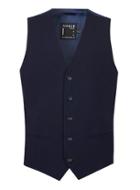 Topman Mens Blue Navy Skinny Fit Suit Vest
