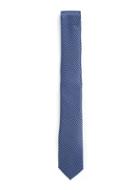 Topman Mens Blue Geometric Textured Tie