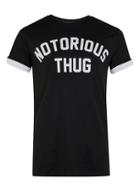 Topman Mens Criminal Damage Black Notorious Thug Print T-shirt*