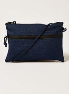 Topman Mens Blue Denim Cross Body Pouch