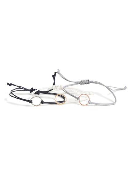 Topman Mens Metallic Thread Bracelet Set*