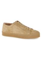 Topman Mens Brown Tan Suede Creeper Shoes