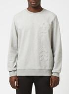 Topman Mens N1sq Grey Arrow Sweatshirt*