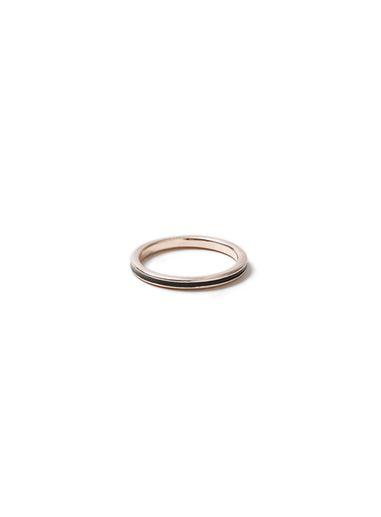 Topman Mens Black Rose Gold Ring*