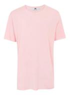 Topman Mens Pink Asymmetric T-shirt