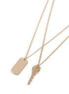 Topman Mens Gold Layered Necklace*