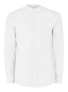 Topman Mens Selected Homme White Long Sleeve Shirt