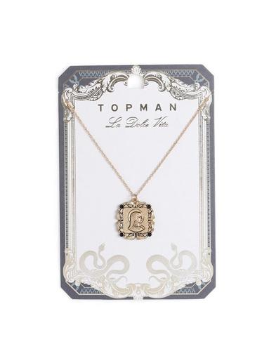 Topman Mens Gold Vintage Necklace*