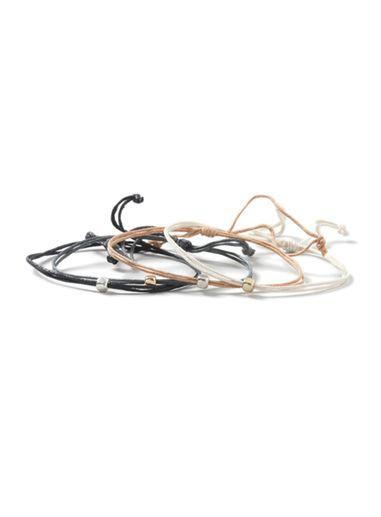 Topman Mens Multi. Fabric Thread Bracelet Pack*