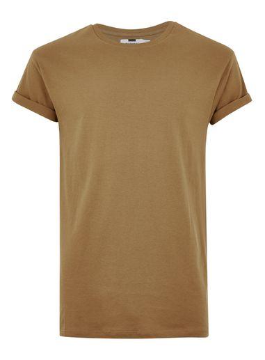 Topman Mens Brown Tobacco Roller T-shirt