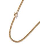 Topman Mens Gold T-bar Chain Necklace*
