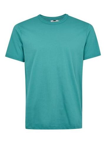 Topman Mens Blue Classic Aqua T-shirt