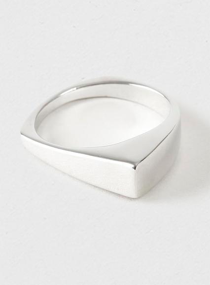 Topman Mens Metallic Irregular Shape Ring*