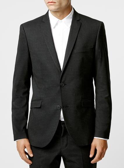 Topman Mens Blue Selected Homme Dark Navy Blazer
