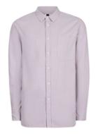 Topman Mens Purple Lavender Washed Twill Casual Shirt