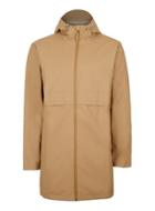 Topman Mens Black Rains Beige Long Rain Jacket