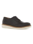 Topman Mens Selected Homme Rud Black Leather Derby Shoes