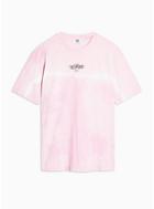 Topman Mens Pink 'tokyo' Tie Dye T-shirt