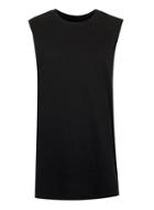 Topman Mens Black Drop Shoulder Oversized Tank Top