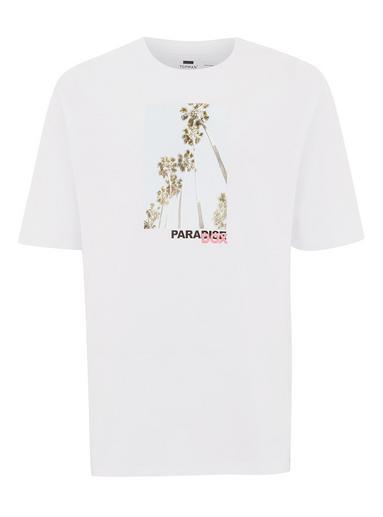 Topman Mens White Paradox T-shirt