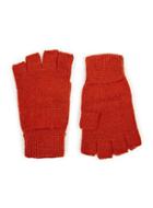 Topman Mens Multi Burnt Red Fingerless Gloves