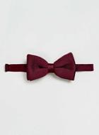 Topman Mens Red Burgundy Knitted Bow Tie