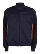 Topman Mens Navy Track Top With Side Panel