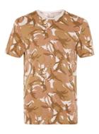 Topman Mens Yellow Stone Desert Wash Camo T-shirt