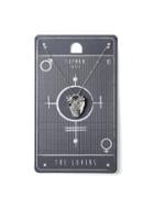 Topman Mens Silver The Lovers Tarot Necklace*