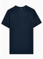 Selected Homme Mens Selected Homme Navy Merino Knitted T-shirt