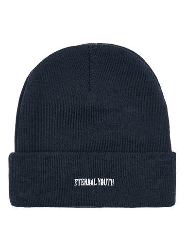 Topman Mens Navy 'eternal Youth' Beanie