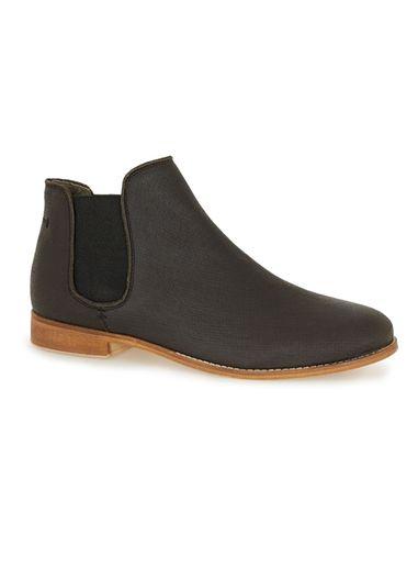 Topman Mens Grey Suede Embossed Low Chelsea Boots