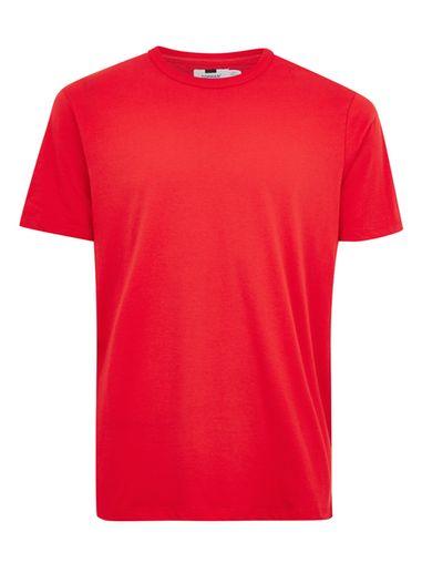 Topman Mens Stone Classic Red T-shirt