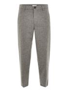 Topman Mens Selected Homme Grey Cropped Tapered Pants