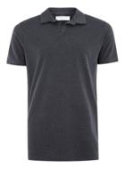 Topman Mens Selected Homme Navy Polo T-shirt