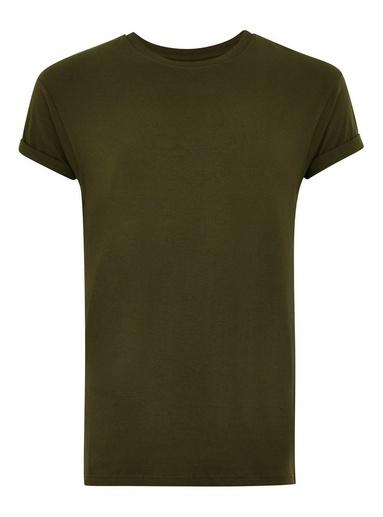 Topman Mens Khaki Roller Skinny Fit T-shirt