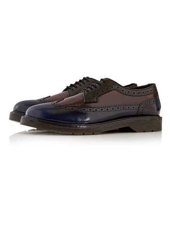 Topman Tri-coloured Brogue Shoes