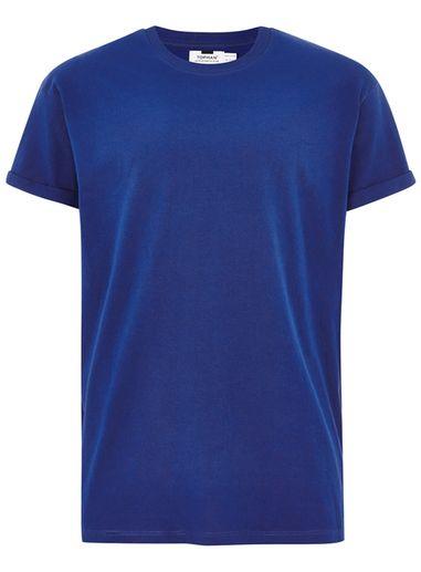 Topman Mens Cobalt Blue Oversized T-shirt