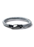 Topman Mens Black Gray Clip Bracelet*