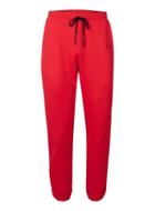 Topman Mens Aaa Red Make No Mistake Embroidered Slogan Joggers