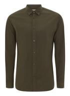 Topman Mens Green Selected Homme Khaki 'louis' Shirt