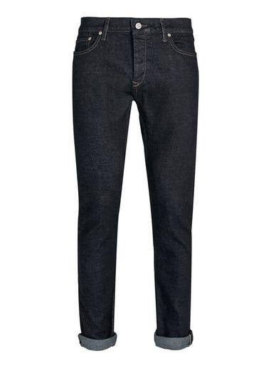 Topman Mens Premium Raw Blue Selvedge Stretch Skinny Jeans