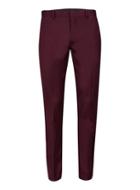 Topman Mens Wine Red Ultra Skinny Fit Suit Pants