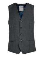 Topman Mens Mid Grey New Grey Suit Vest