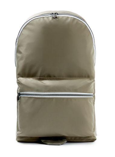 Topman Mens Brown Camel High Shine Backpack