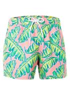 Topman Mens Multi Palm Print Swim Shorts