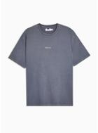 Topman Mens Washed Black Berlin Oversized T-shirt