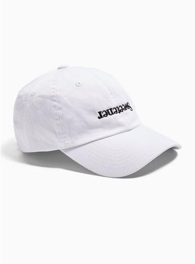 Topman Mens White Ariana Grande Sweetener Cap